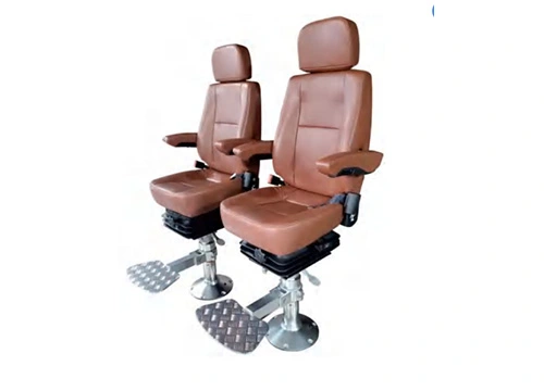 Marine Luxurious Leather Navigation Suspension Chairs